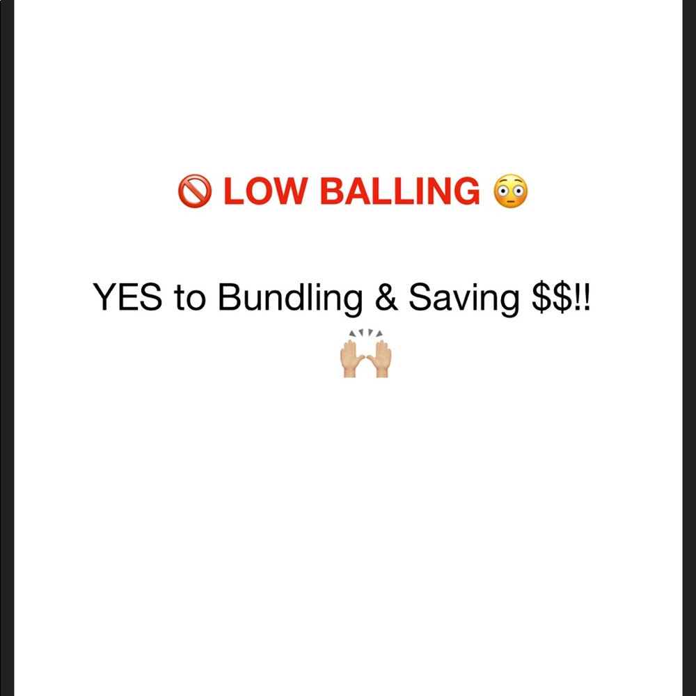 🚫 LOW BALLING PLEASE.  Bundle n Save $$$$